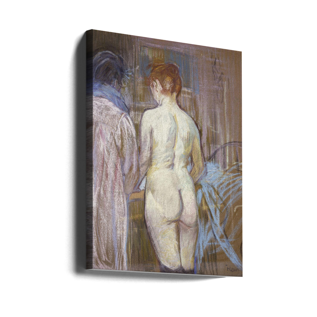 Women From Behind by Toulouse Lautrec | Classic Nude Drawing, Large Canvas Wall Art Print | Artsy Earth