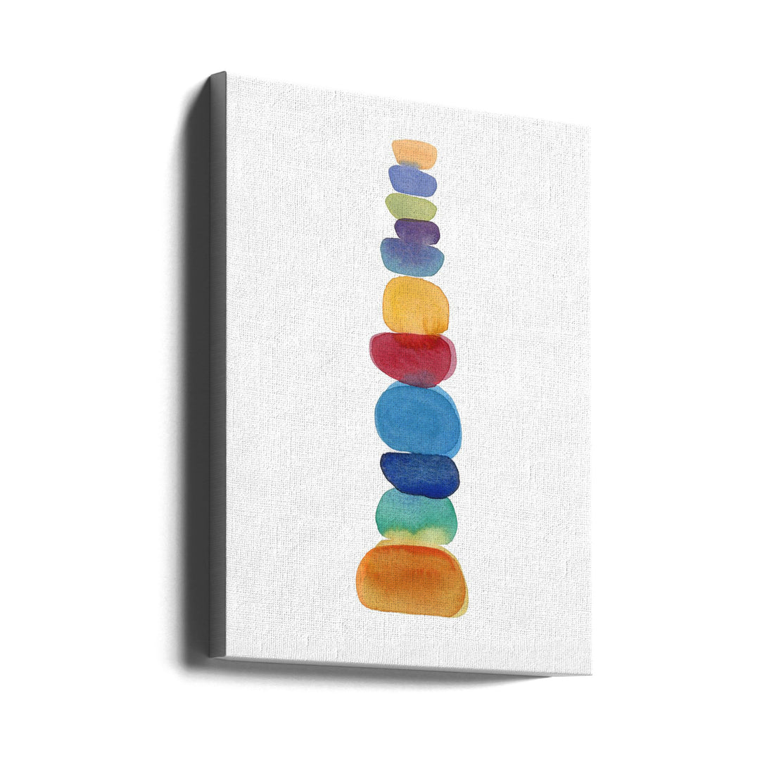 Color Tower by Louise Van Terheijden | Colorful Abstract Balance, Large Canvas Wall Art Print | Artsy Earth