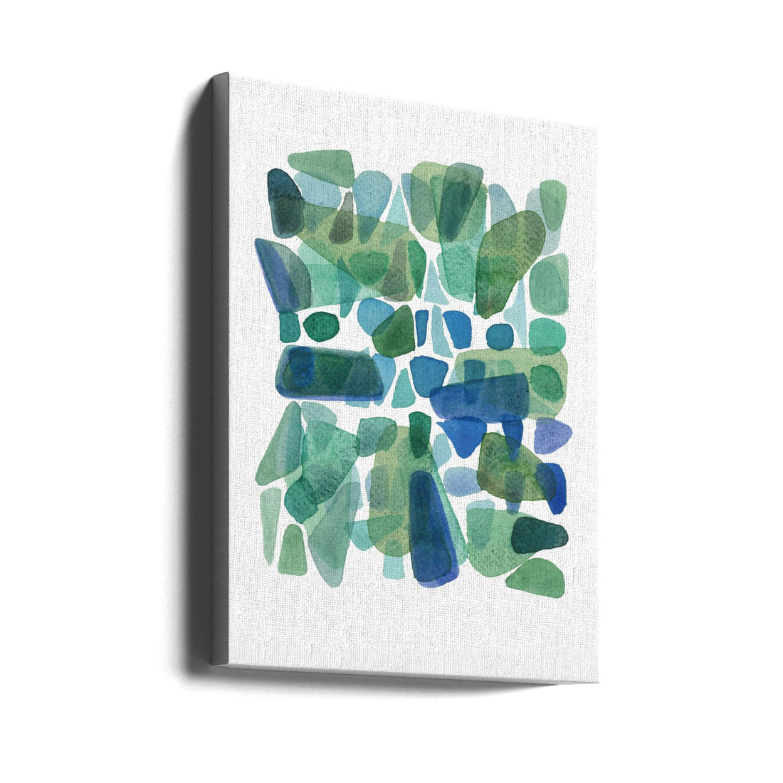 Broken Glass by Louise Van Terheijden | Abstract Watercolor Geometry, Large Canvas Wall Art Print | Artsy Earth