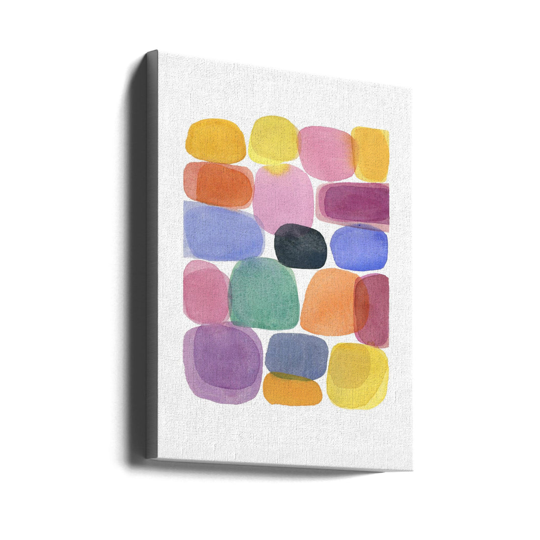 Color Blocks by Louise Van Terheijden | Geometric Abstract Pattern, Large Canvas Wall Art Print | Artsy Earth