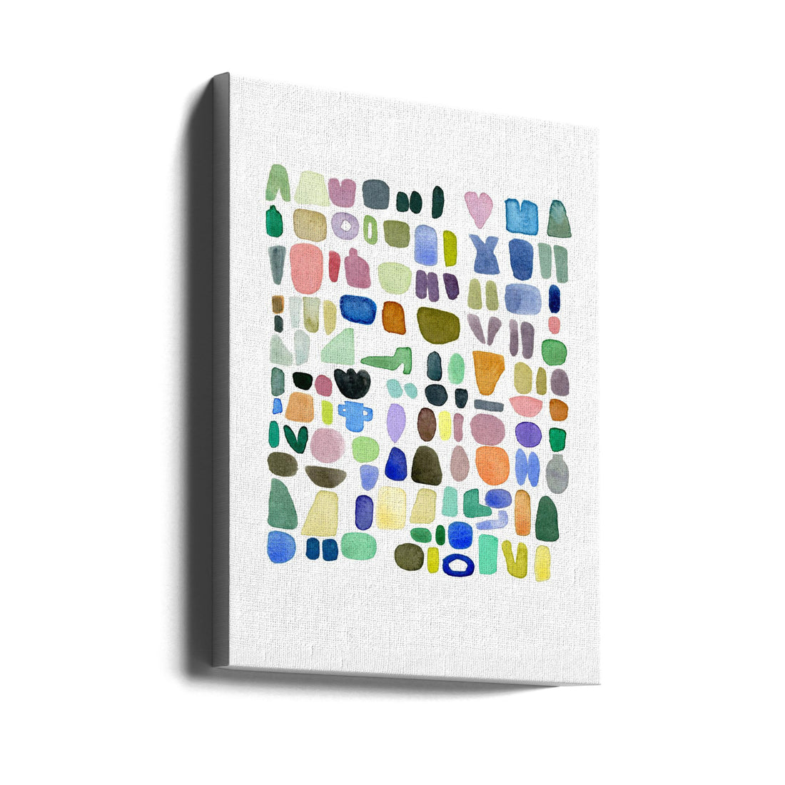 Beach Combing 1 by Louise Van Terheijden | Abstract Colorful Pattern, Large Canvas Wall Art Print | Artsy Earth