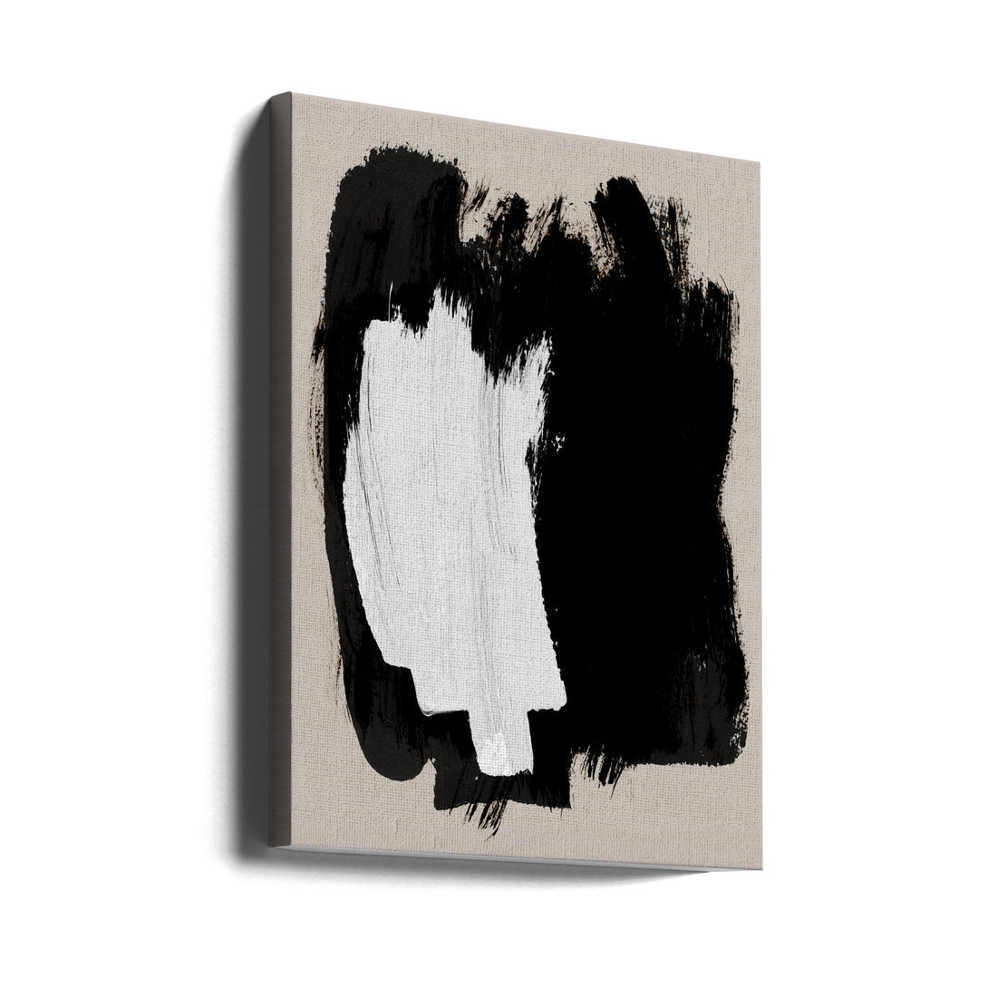 Abstract Brush Strokes by Mareike Böhmer | Minimal Abstract Painting, Large Canvas Wall Art Print | Artsy Earth