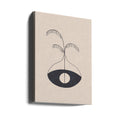 Evil Eye Vase by Ivy Green Illustrations | Minimalist Botanical Illustration, Large Canvas Wall Art Print | Artsy Earth