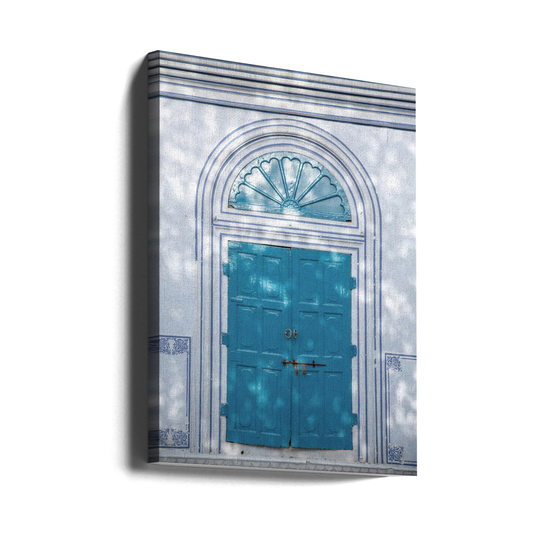 Blue Door Arch by Shot By Clint | Architectural Door Entrance, Large Canvas Wall Art Print | Artsy Earth