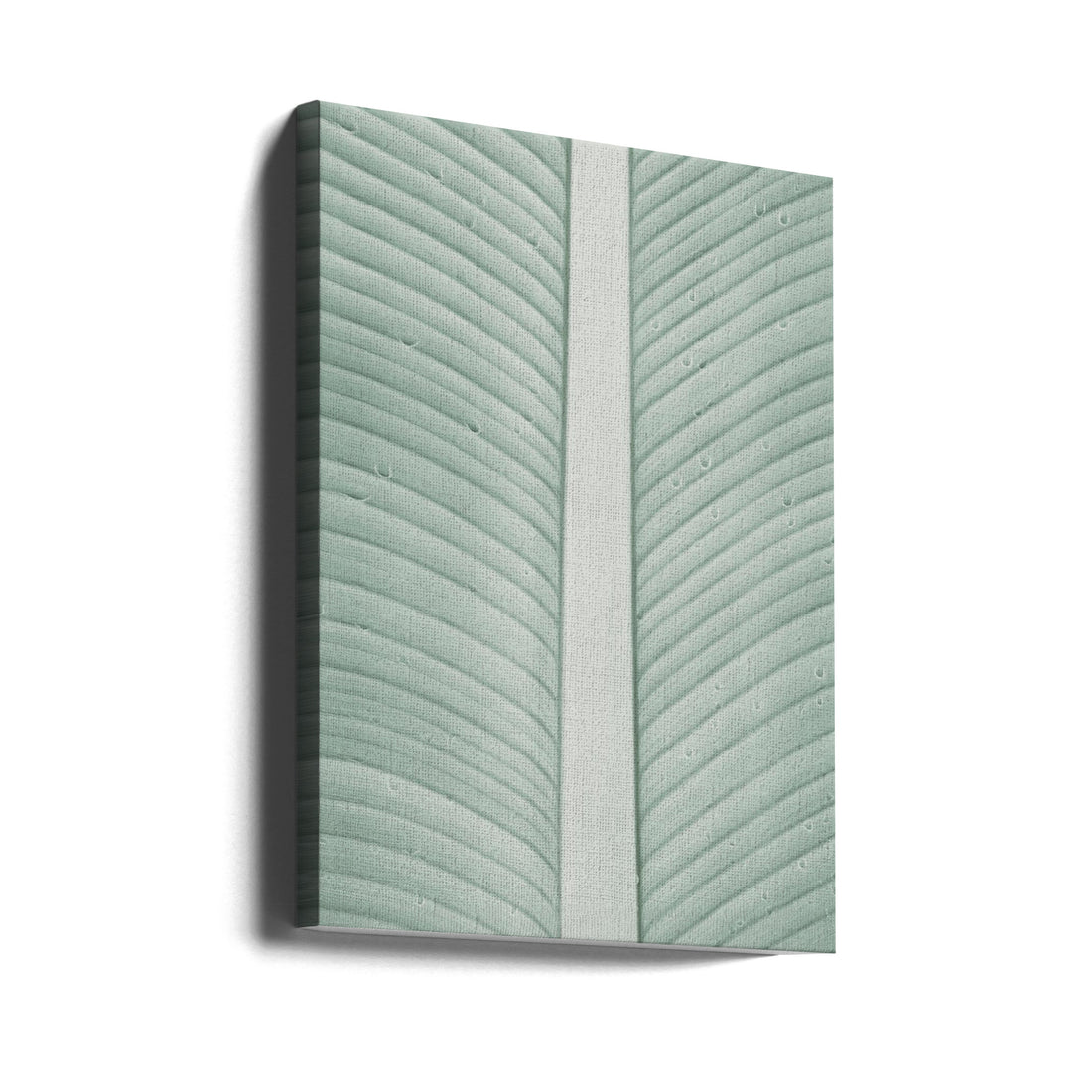 My Mint Moment by Shot By Clint | Wet Mint Leaves, Large Canvas Wall Art Print | Artsy Earth