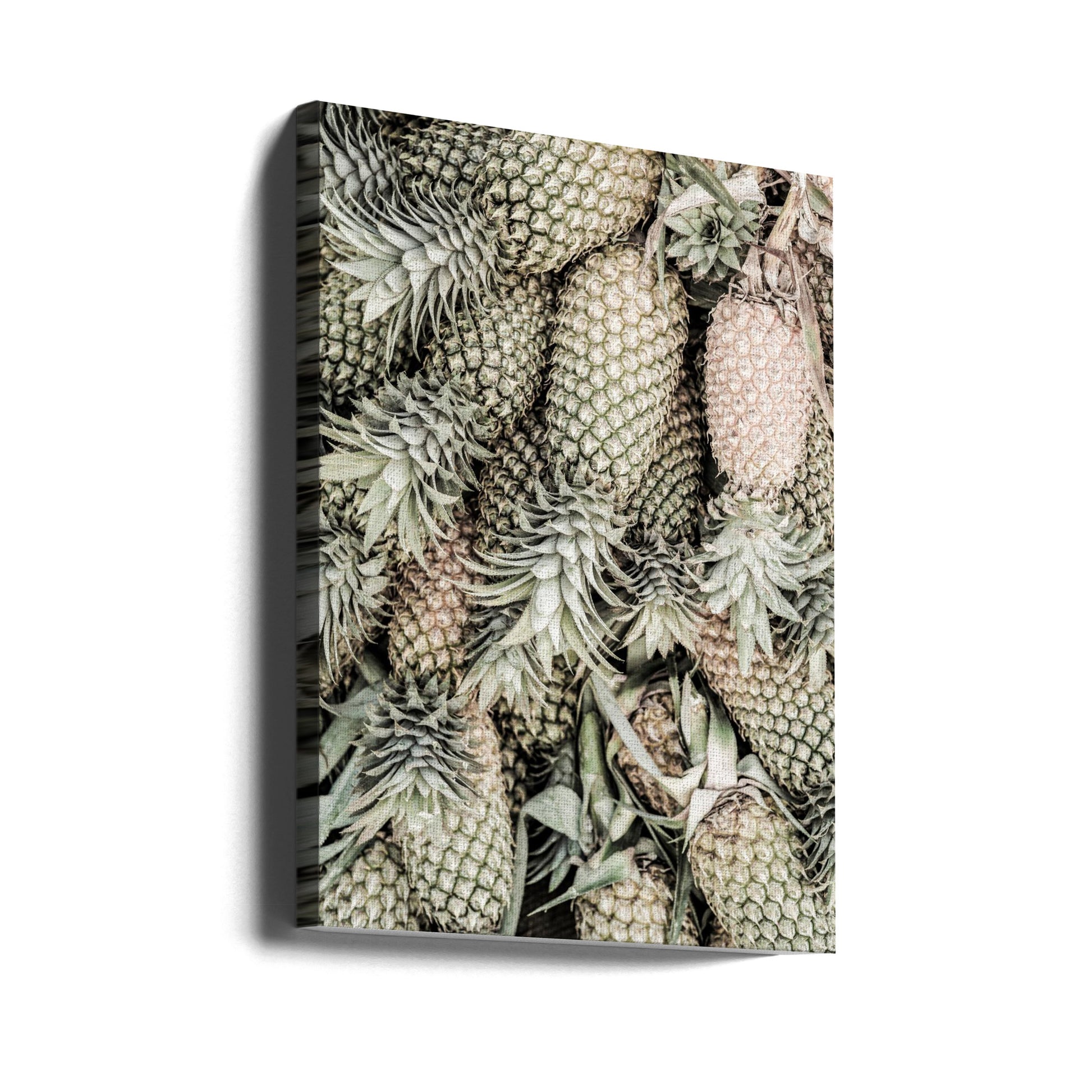 Spiced Pine by Shot By Clint | Fresh Pineapple Pattern, Large Canvas Wall Art Print | Artsy Earth