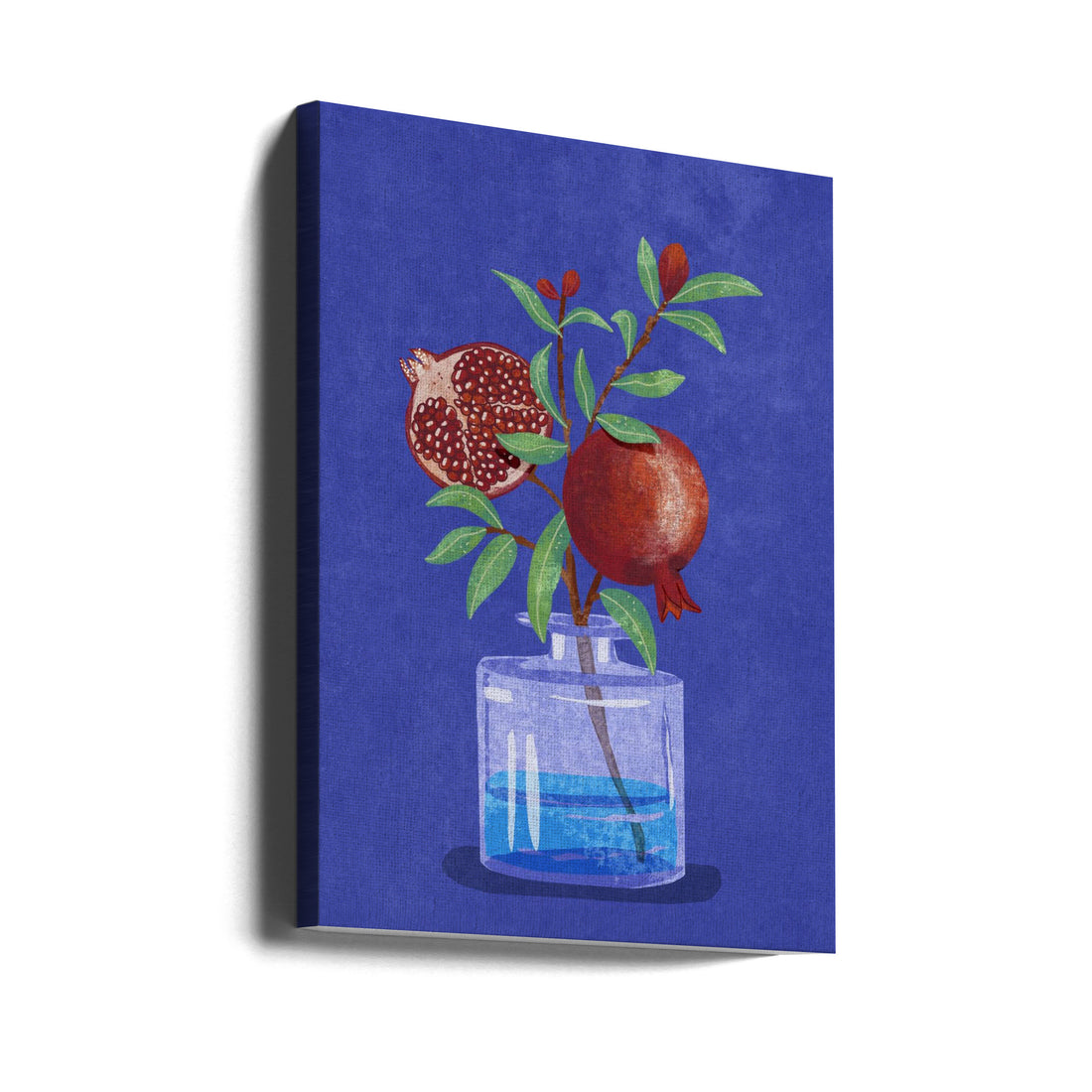 Pomegranate in Vase by Raissa Oltmanns | Botanical Still Life, Large Canvas Wall Art Print | Artsy Earth