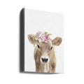 Floral Baby Calf by Lola Peacock | Baby Farm Animal, Large Canvas Wall Art Print | Artsy Earth