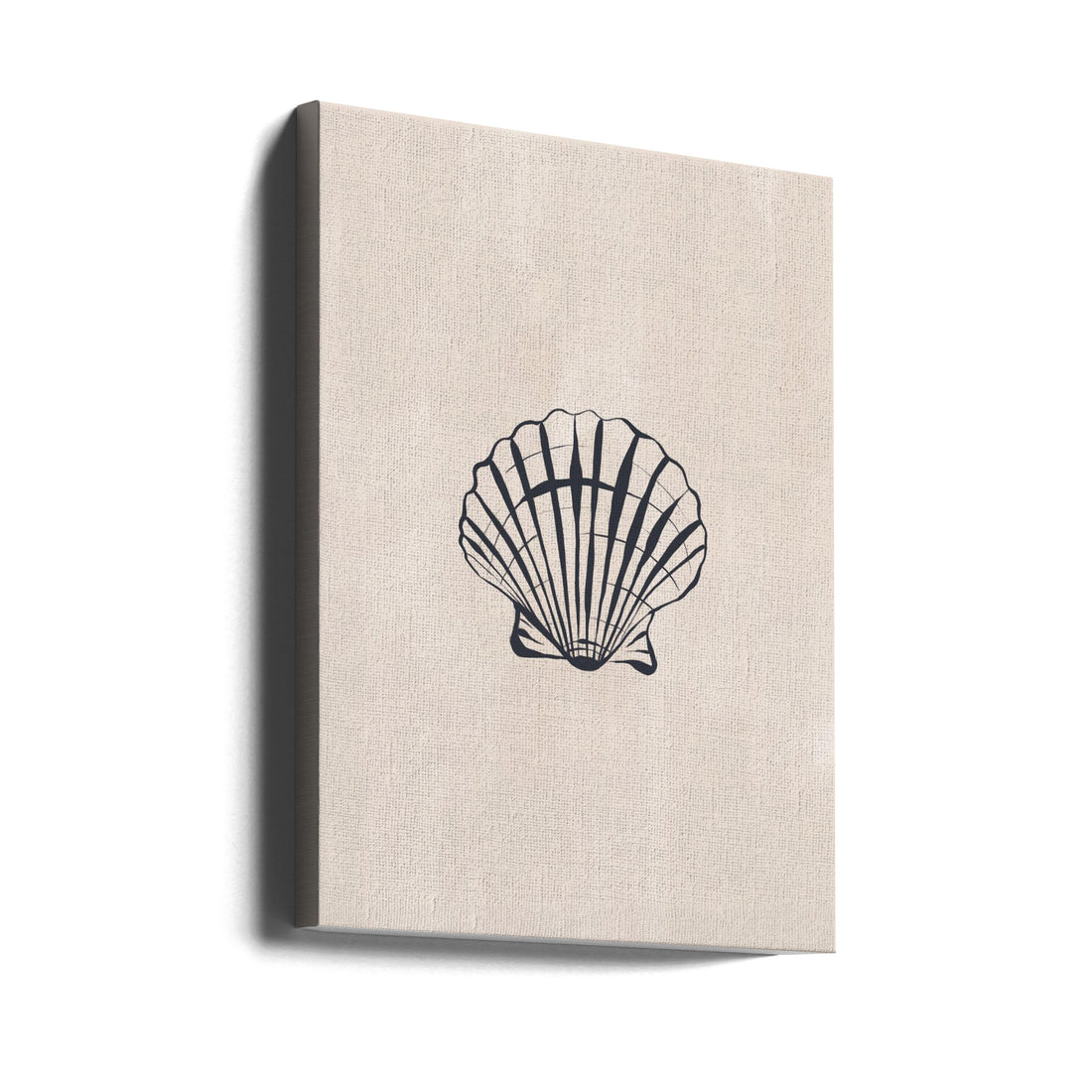 Seashell Line Art by Ivy Green Illustrations | Minimal Coastal Drawing, Large Canvas Wall Art Print | Artsy Earth