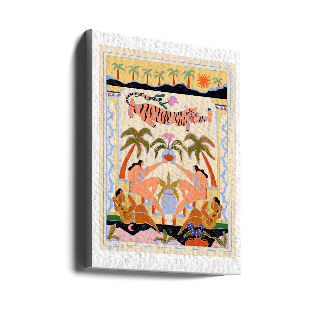 Tropicana by Arty Guava | Tropical Exotic Nature, Large Canvas Wall Art Print | Artsy Earth