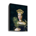 Real Queen Crown by Andrea Haase | Royal Crown Portrait, Large Canvas Wall Art Print | Artsy Earth