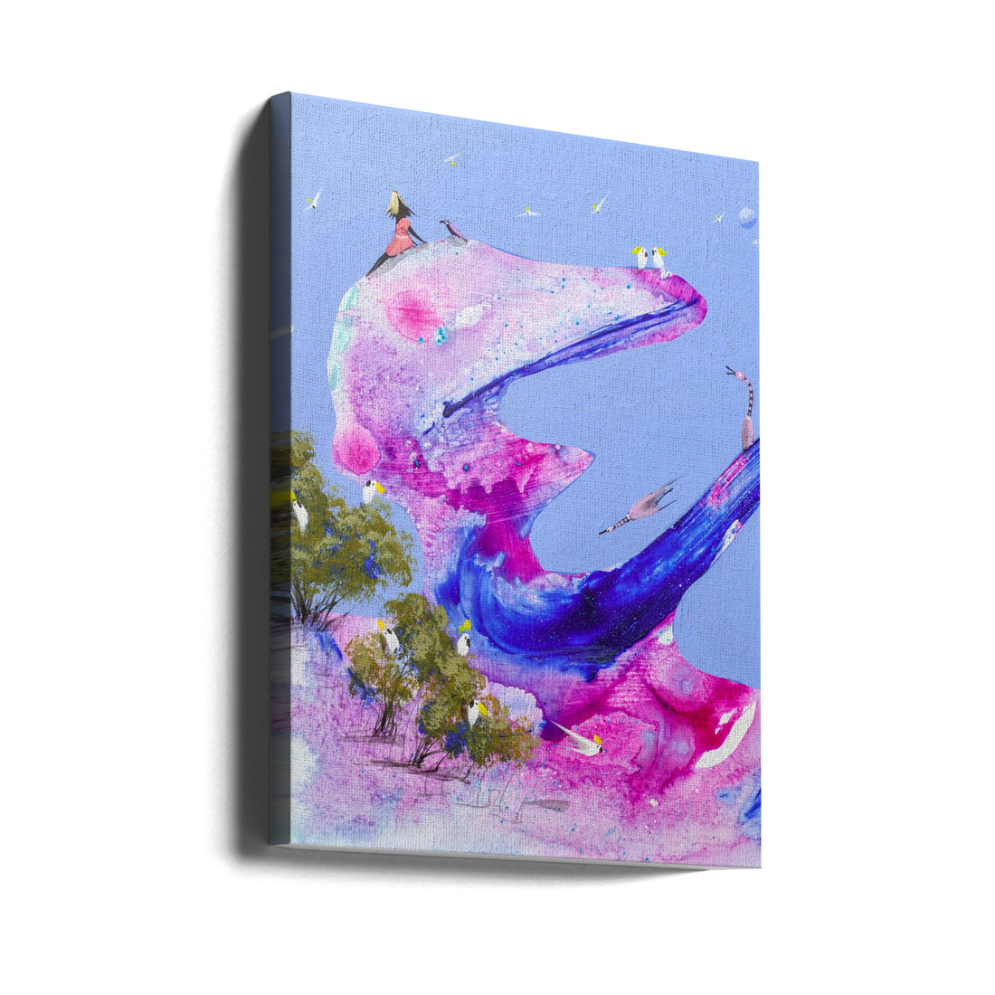 Reach for your dreams by Adam Bogusz | Peaceful Dream Bird, Large Canvas Wall Art Print | Artsy Earth