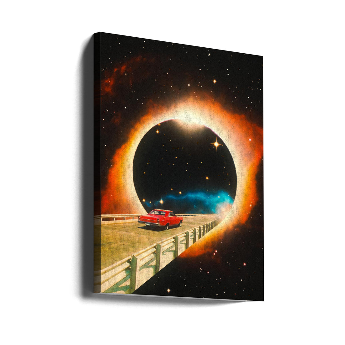 A Space Journey Begins by Taudalpoi | Retro Space Travel, Large Canvas Wall Art Print | Artsy Earth