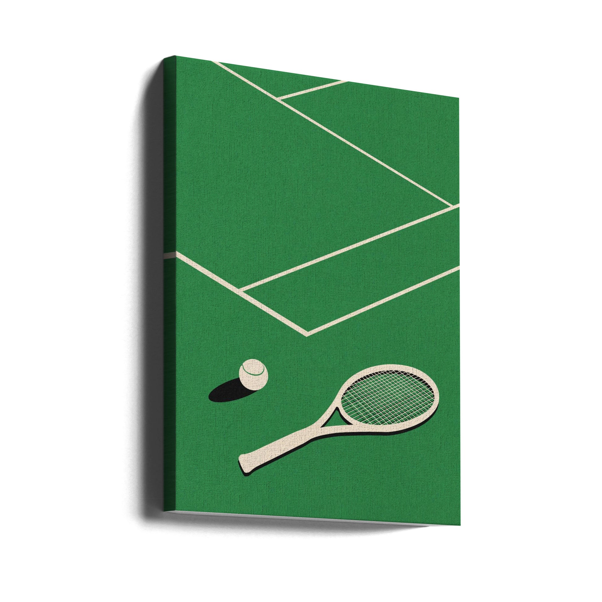 Lawn Tennis Club by Rosi Feist | Paper Tennis Art, Large Canvas Wall Art Print | Artsy Earth