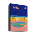 Malibu Beach by Rosi Feist | Tropical Beach Landscape, Large Canvas Wall Art Print | Artsy Earth