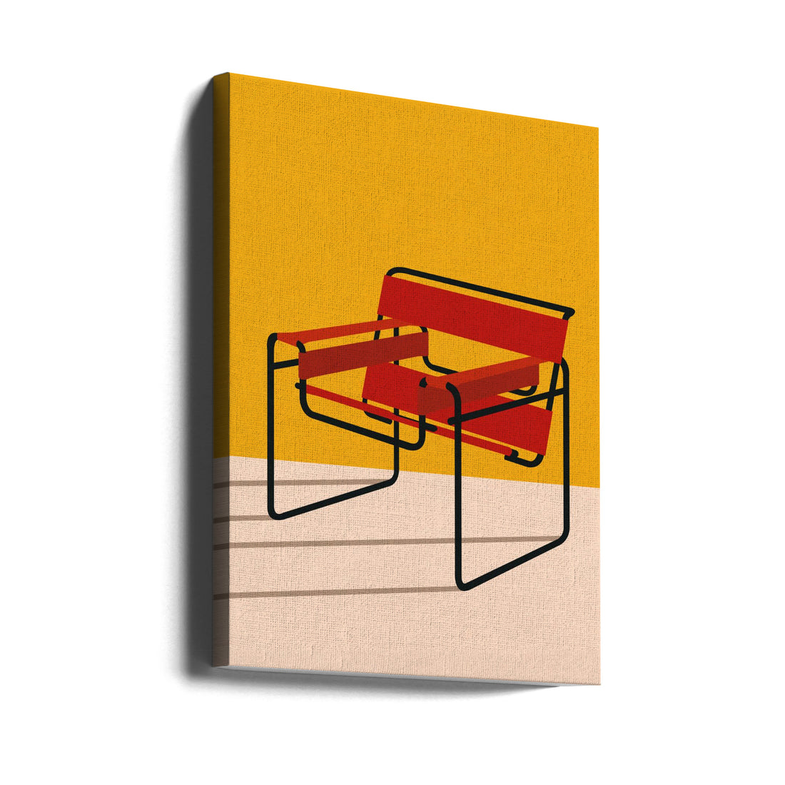 Wassily Chair Marcel Breuer by Rosi Feist | Mid Century Modern Furniture, Large Canvas Wall Art Print | Artsy Earth