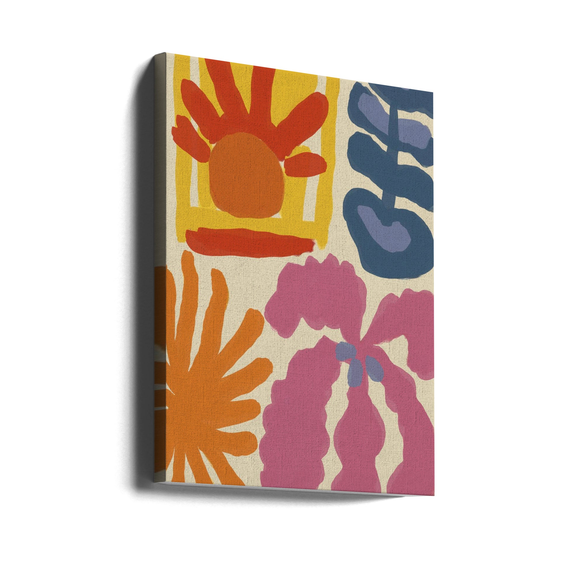 Happy Summer No 2 by Treechild | Abstract Floral Painting, Large Canvas Wall Art Print | Artsy Earth