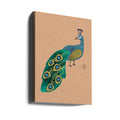 Peacock Erum by Erum Khalili | Exotic Tropical Bird, Large Canvas Wall Art Print | Artsy Earth