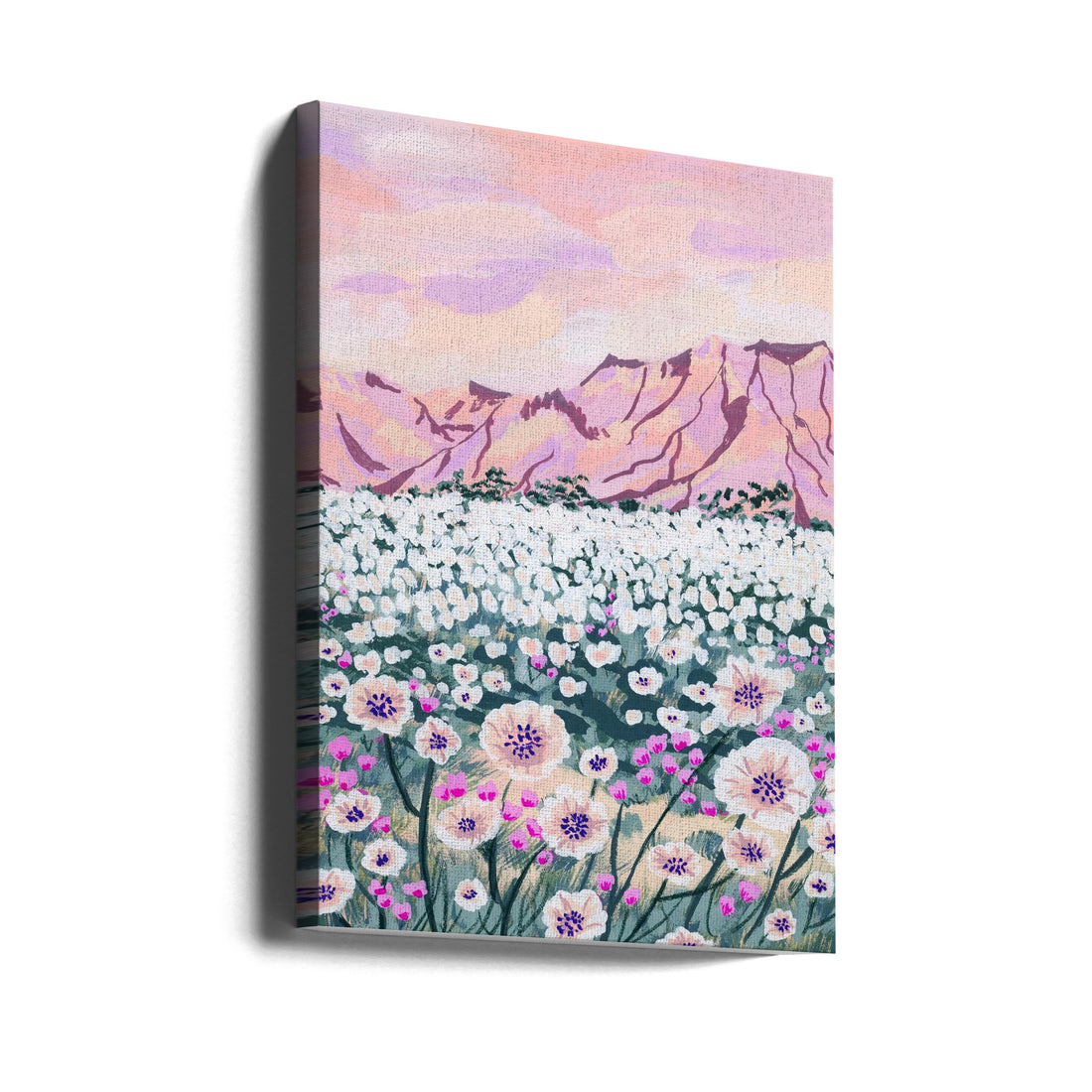 Pink Desert by Sarah Gesek | Desert Landscape Tranquility, Large Canvas Wall Art Print | Artsy Earth