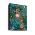 Bubblegum giraffe in the jungle by Sarah Manovski | Colorful Jungle Animals, Large Canvas Wall Art Print | Artsy Earth