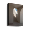 Stairway to Ocean Views by Minorstep | Arched Corridor Architecture, Large Canvas Wall Art Print | Artsy Earth