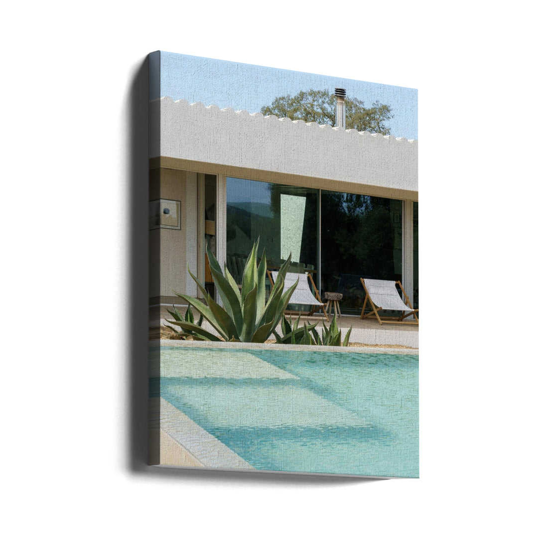 Casadavolta Pool by Minorstep | Luxury Resort Pool, Large Canvas Wall Art Print | Artsy Earth