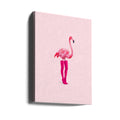 Flaminciaga by Artem Pozdniakov | Fashion Flamingo Model, Large Canvas Wall Art Print | Artsy Earth