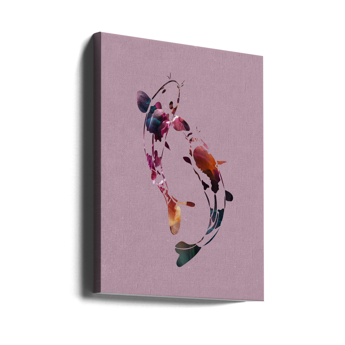 Koi Fish Abstract by Sarah Manovski | Colorful Swimming Fish, Large Canvas Wall Art Print | Artsy Earth