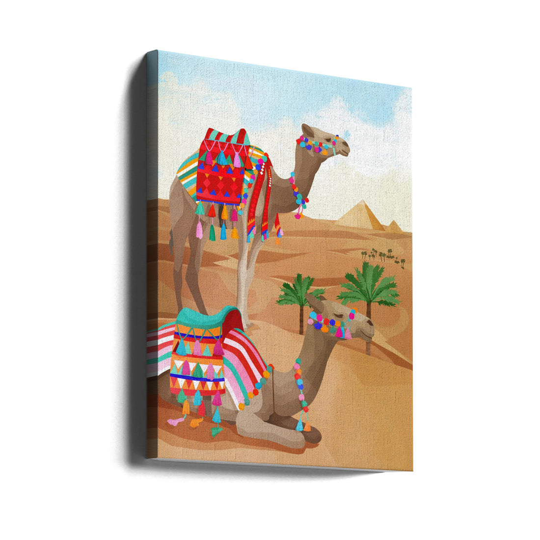 Desert Adventure by Goed Blauw | Egypt Desert Travel, Large Canvas Wall Art Print | Artsy Earth