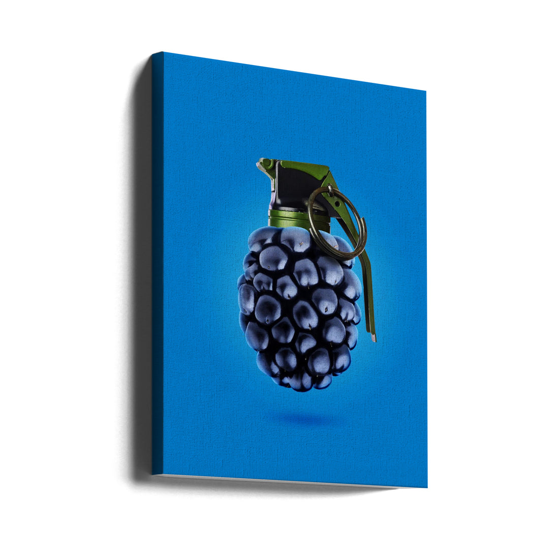 Tasty Bang by Artem Pozdniakov | Surreal Fruit Explosion, Large Canvas Wall Art Print | Artsy Earth