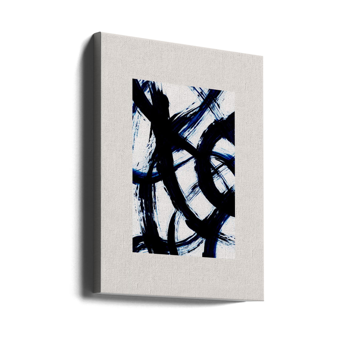 Abstract Brush Strokes by Mareike Böhmer | Minimal Abstract Painting, Large Canvas Wall Art Print | Artsy Earth