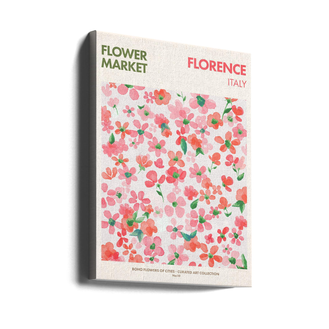 Florence Flower Market by Emel Tunaboylu | Botanical Floral Poster, Large Canvas Wall Art Print | Artsy Earth