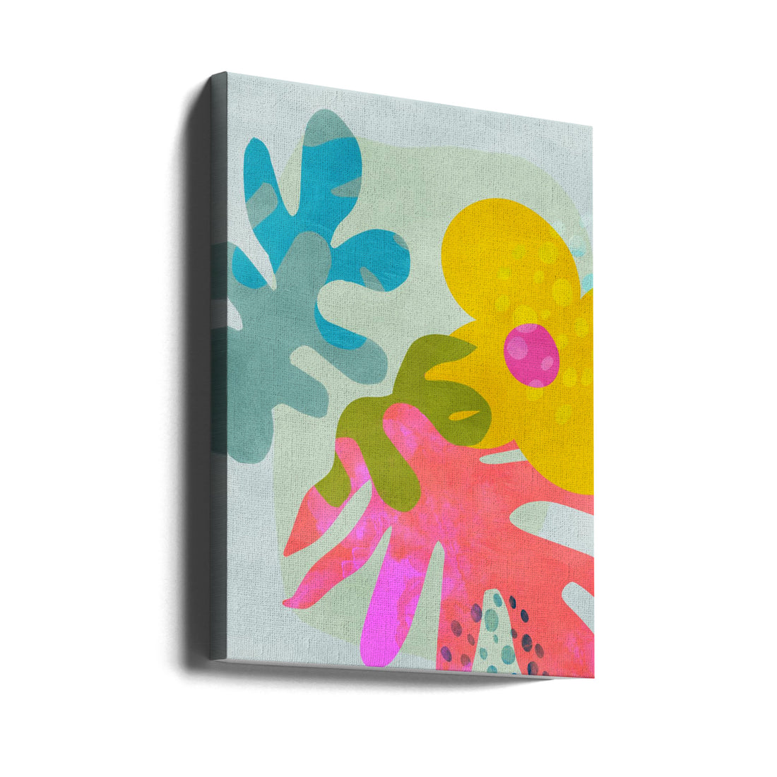 Pastel Cut Out Matisse by Ana Rut Bre | Abstract Floral Illustration, Large Canvas Wall Art Print | Artsy Earth