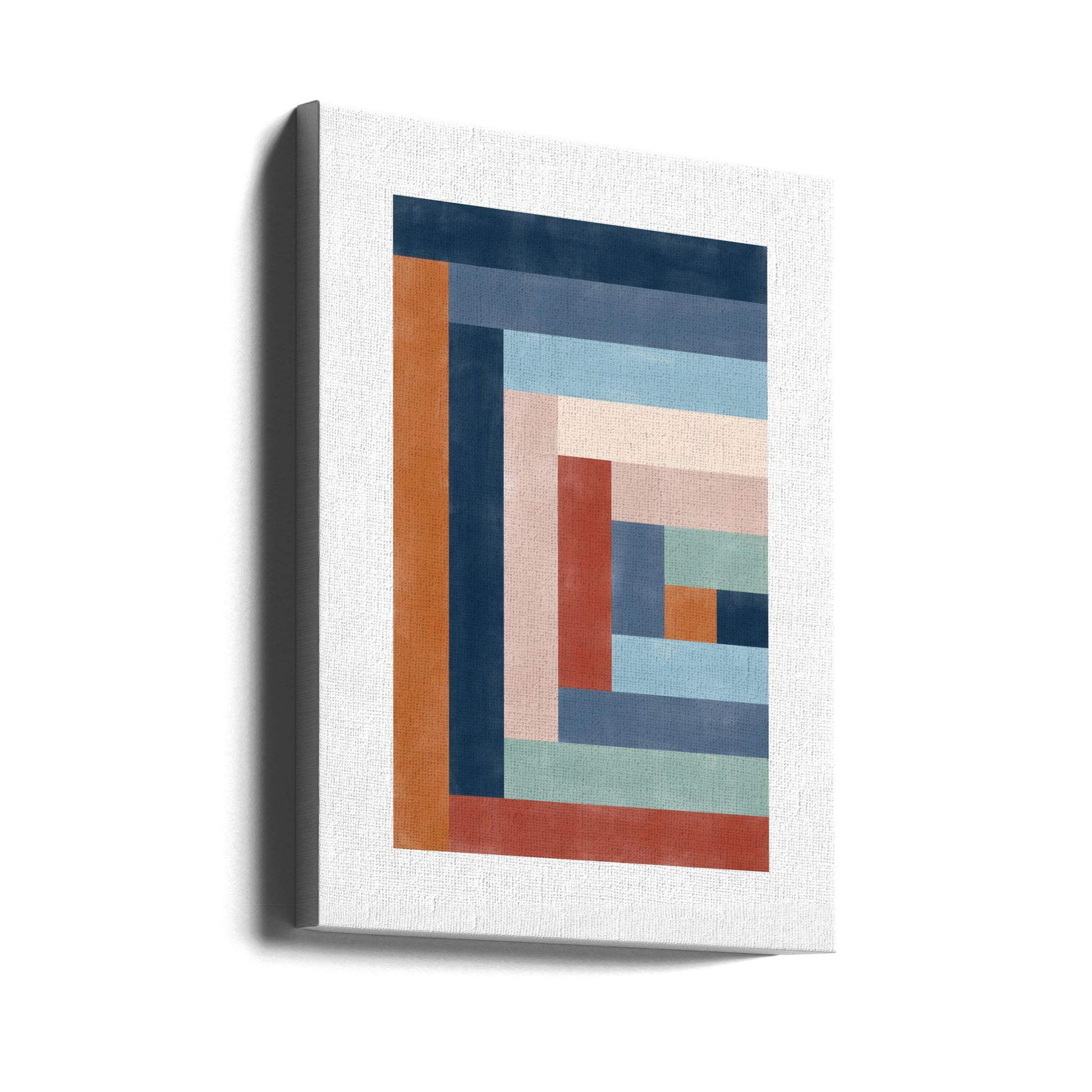 Geometric Shapes Art by Elena Ristova | Abstract Geometric Pattern, Large Canvas Wall Art Print | Artsy Earth