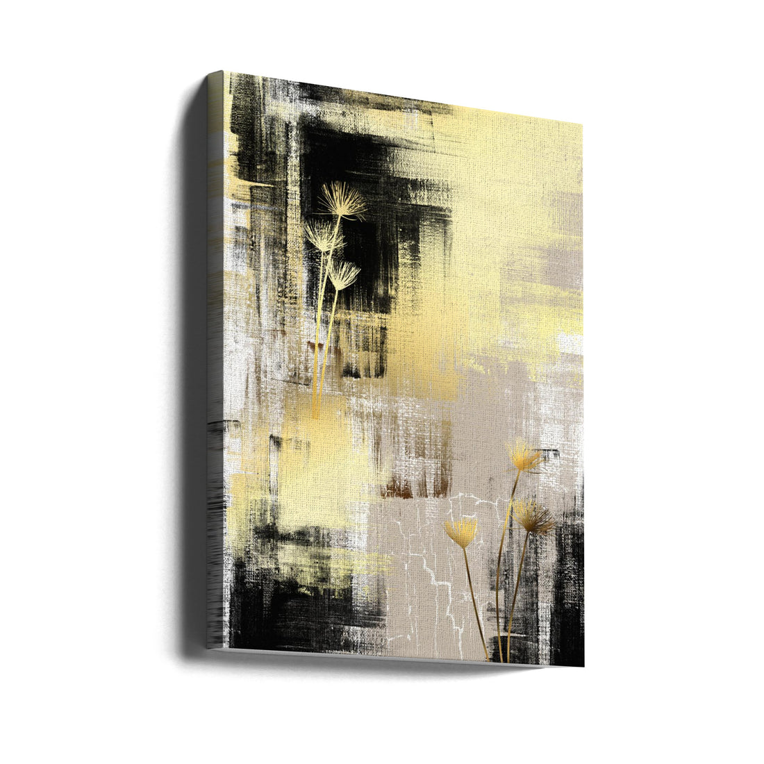 Royal Gold by Sally Ann Moss | Abstract Gold Painting, Large Canvas Wall Art Print | Artsy Earth