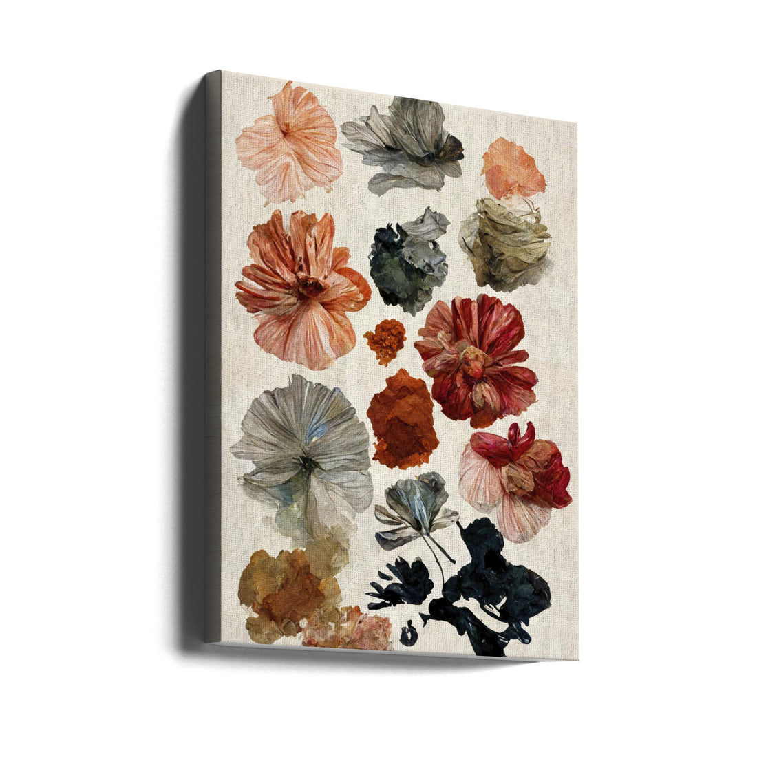 Dry Flower Collection by Treechild | Botanical Still Life, Large Canvas Wall Art Print | Artsy Earth