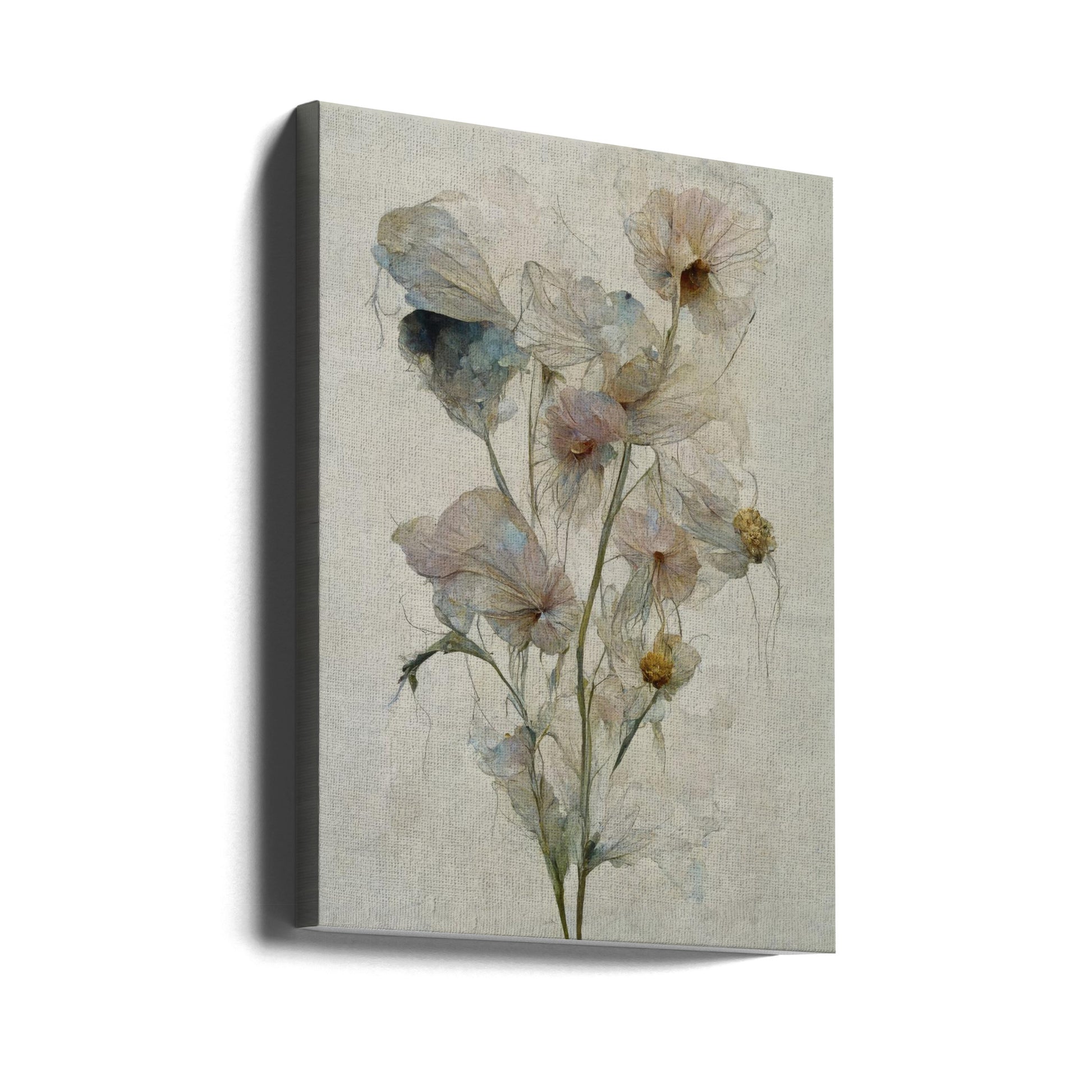 Fragile Flowers by Treechild | Botanical Floral Abstract, Large Canvas Wall Art Print | Artsy Earth