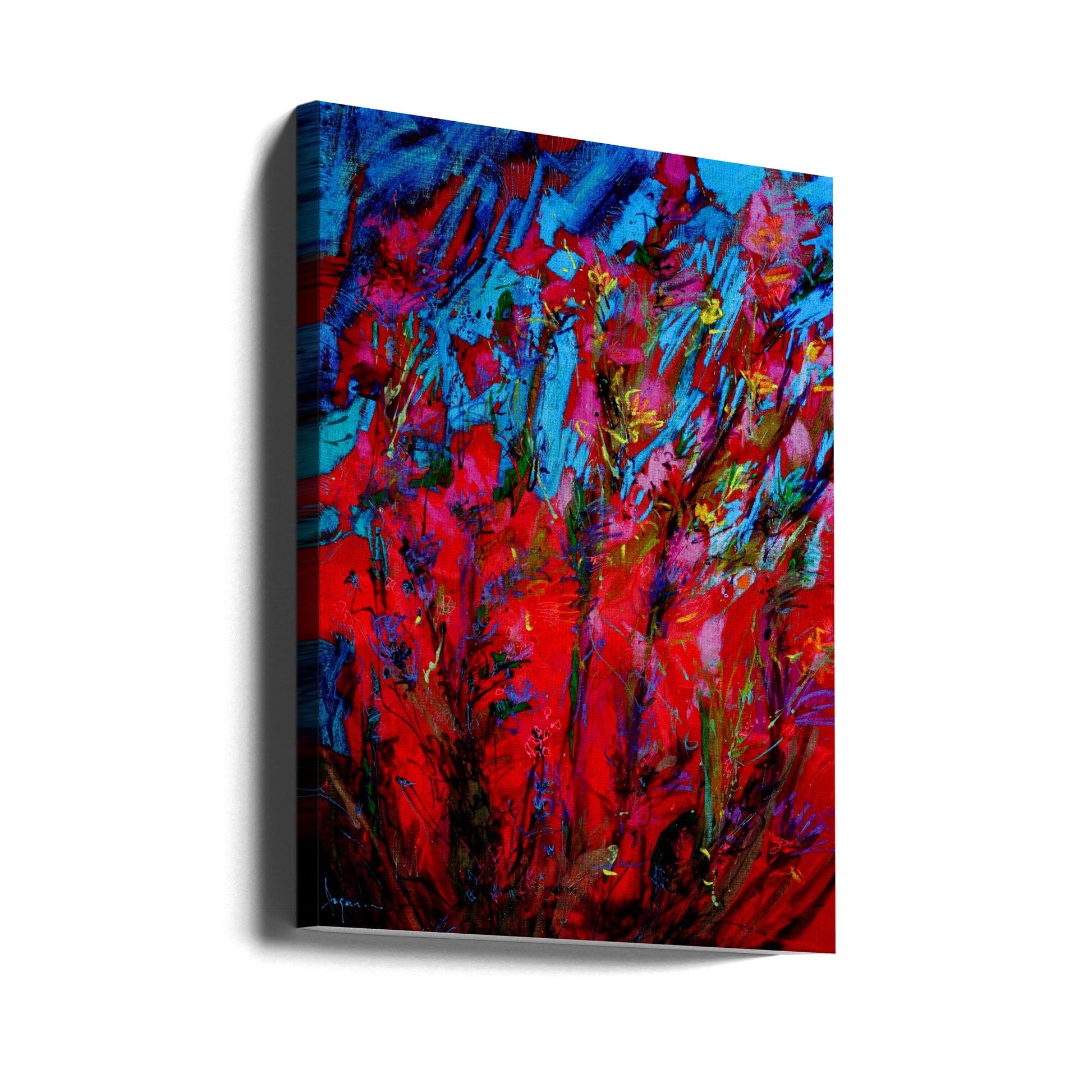 With Penetrating Grace by Dorothy Fagan | Abstract Painted Surface, Large Canvas Wall Art Print | Artsy Earth