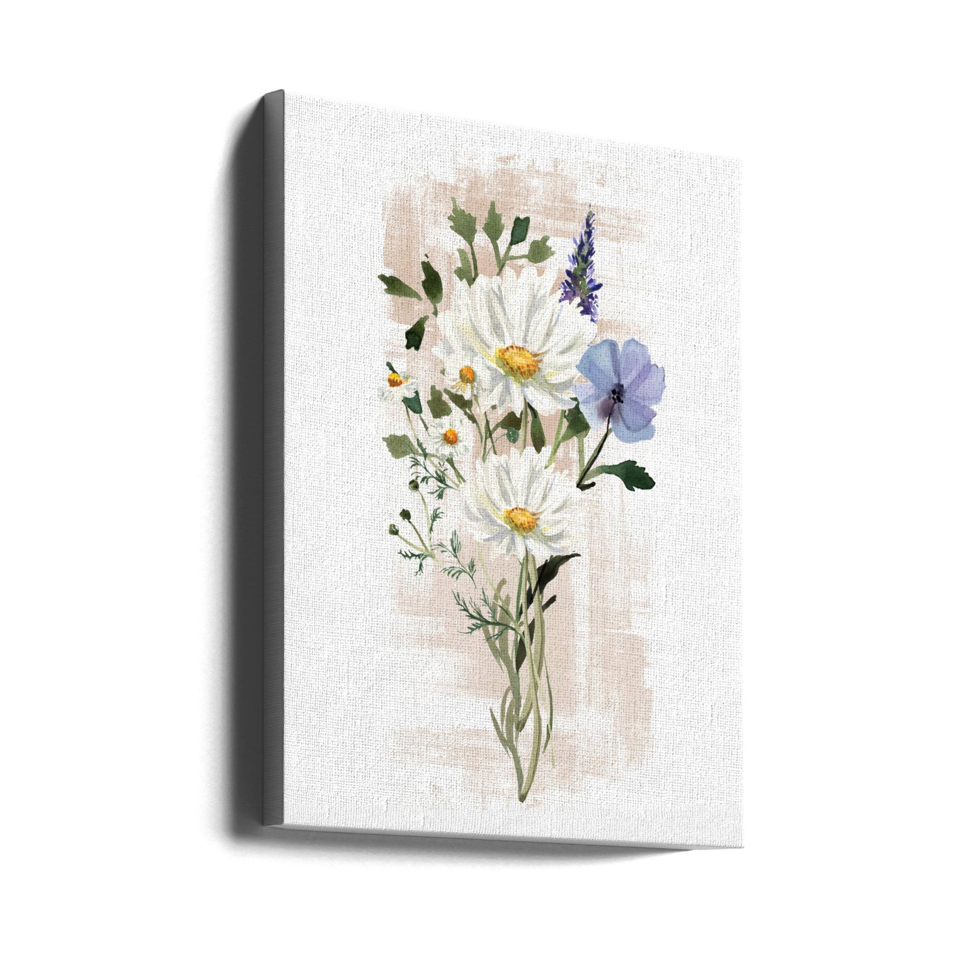 Wild Floral by Sally Ann Moss | Watercolor Botanical Painting, Large Canvas Wall Art Print | Artsy Earth