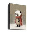 Winter Panda Baby by Bilge Paksoylu | Cute Nursery Animal, Large Canvas Wall Art Print | Artsy Earth