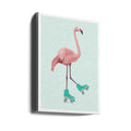 Flamingogo by Bykammille | Pink Funny Flamingo, Large Canvas Wall Art Print | Artsy Earth