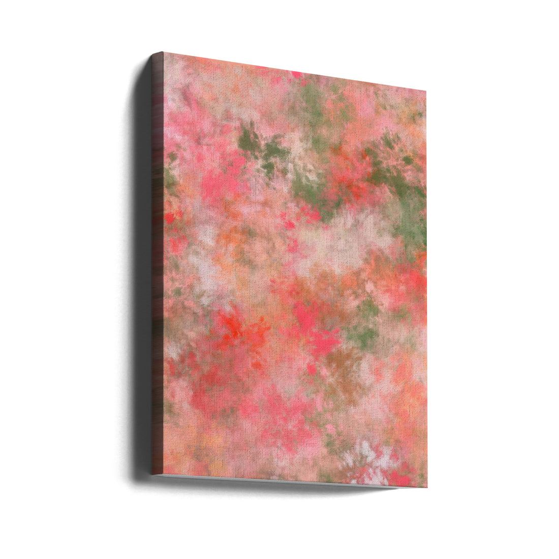 Pastel Flowery Artwork by Bilge Paksoylu | Abstract Pastel Pattern, Large Canvas Wall Art Print | Artsy Earth