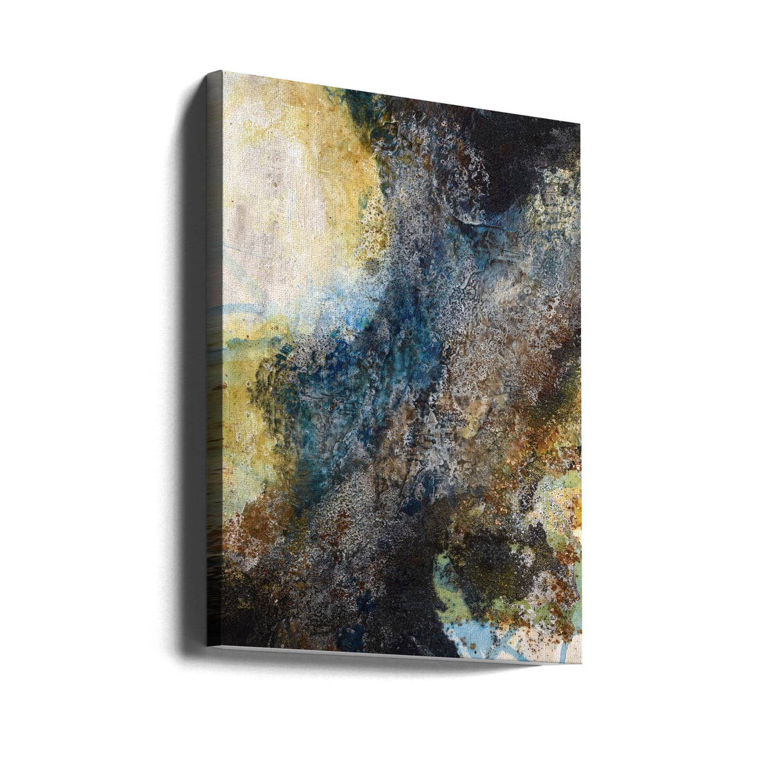 Dark Light New by Deb Chaney | Abstract Painted Texture, Large Canvas Wall Art Print | Artsy Earth