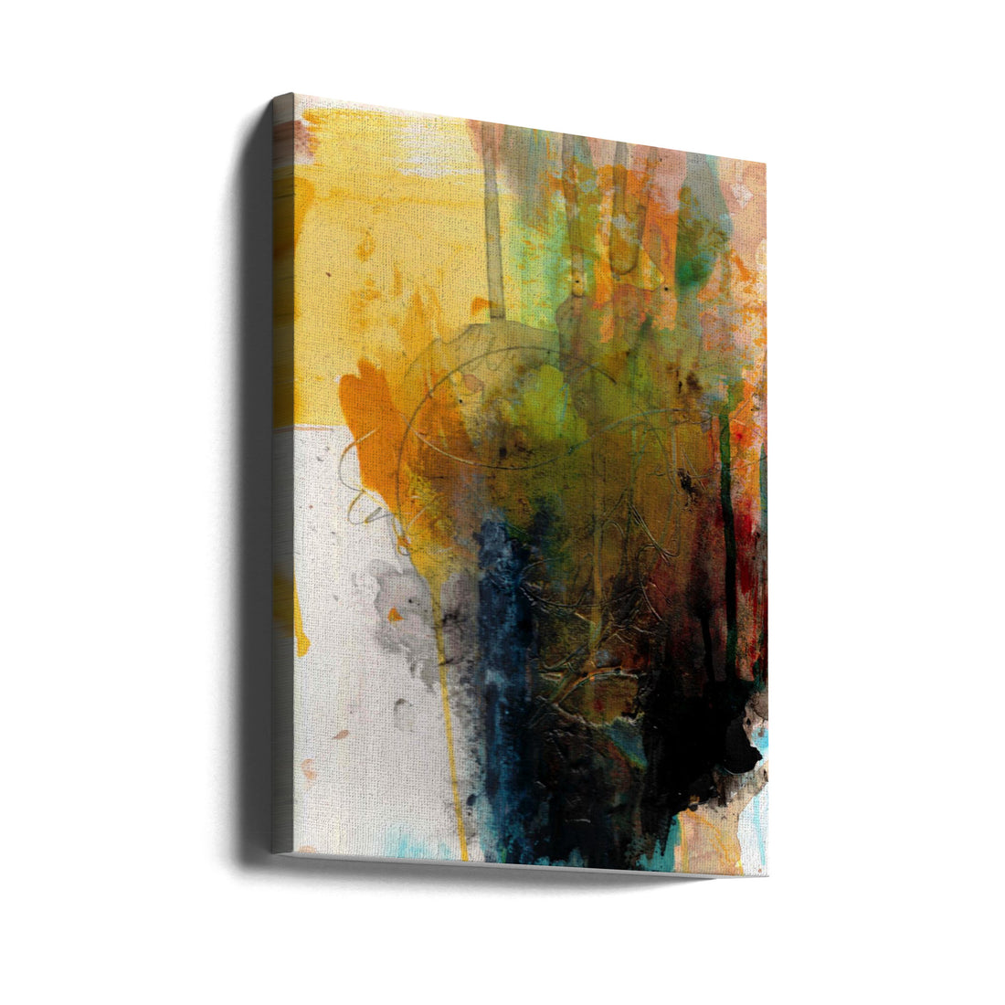 In This Together by Deb Chaney | Abstract Painted Texture, Large Canvas Wall Art Print | Artsy Earth