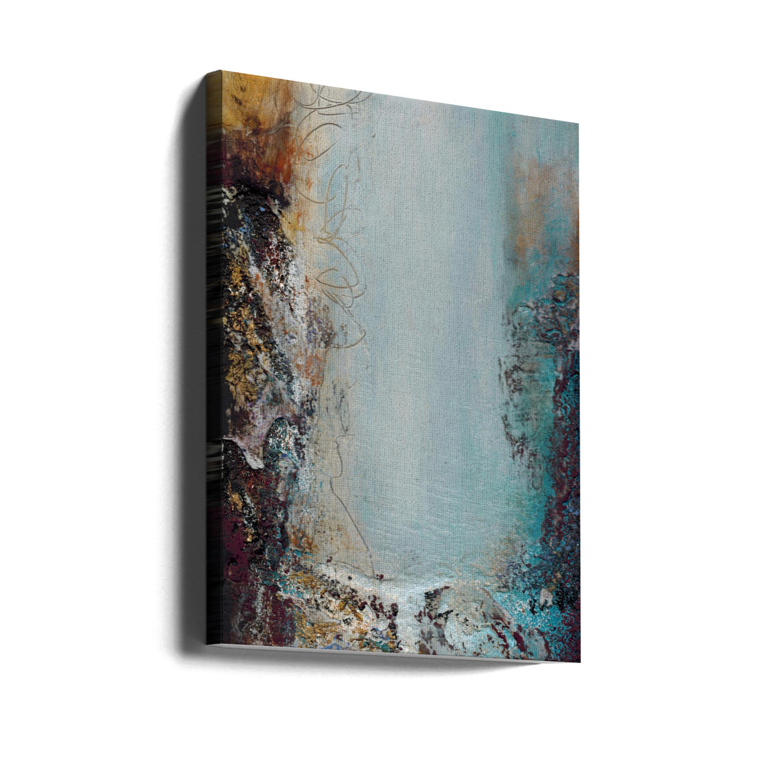 Soothe My Soul by Deb Chaney | Abstract Painted Texture, Large Canvas Wall Art Print | Artsy Earth