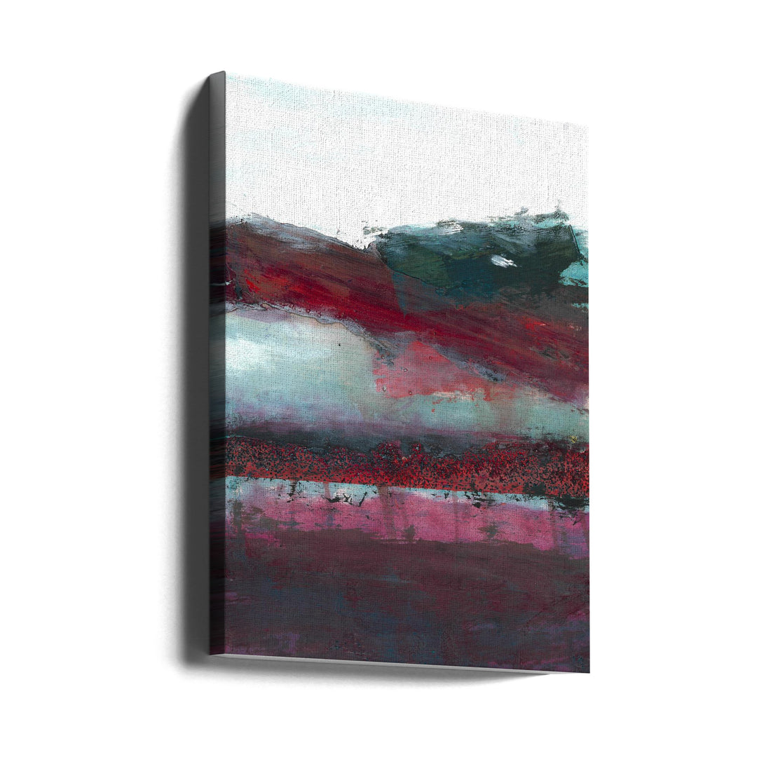 Christmas on Gabriola by Deb Chaney | Abstract Painted Texture, Large Canvas Wall Art Print | Artsy Earth