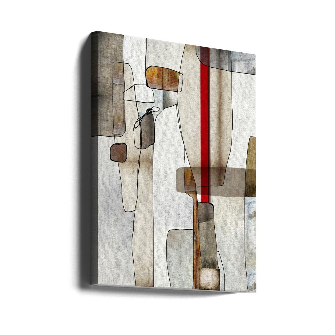 Easy Going by Roberto Moro | Modern Abstract Geometry, Large Canvas Wall Art Print | Artsy Earth