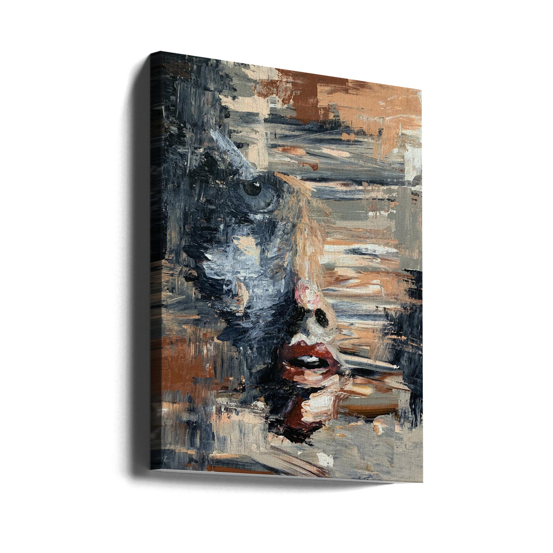 Fade by Lor Muller | Abstract Portrait Painting, Large Canvas Wall Art Print | Artsy Earth