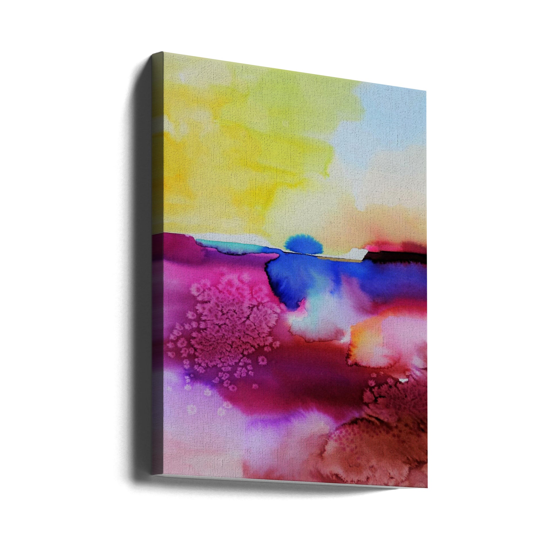 Abstract Watercolor by Sylvie Demers | Colorful Abstract Painting, Large Canvas Wall Art Print | Artsy Earth