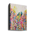 Colorful Bird Art by Sylvie Demers | Watercolor Bird Abstract, Large Canvas Wall Art Print | Artsy Earth